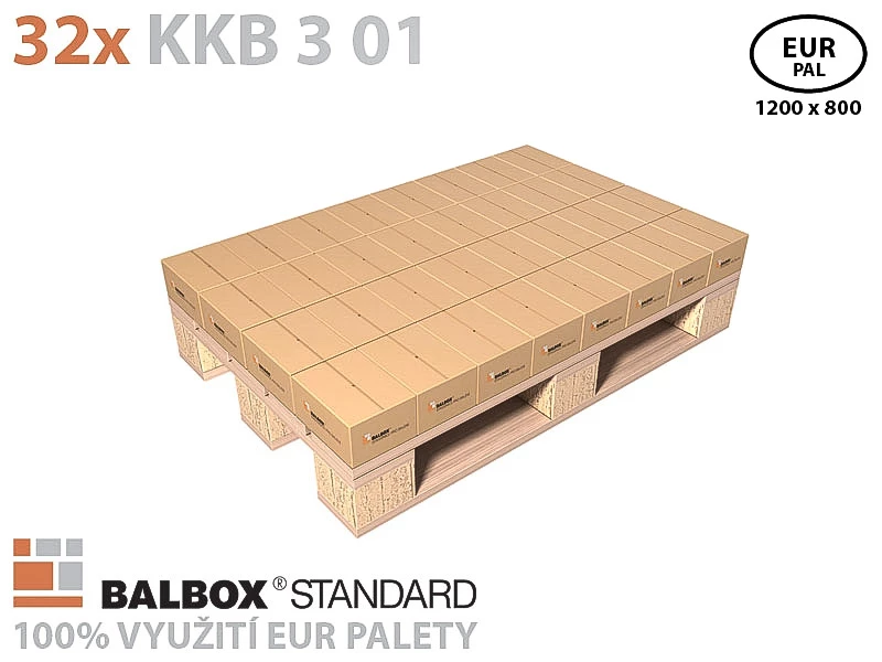 Kartónová krabica 200x150x100 3VVL chlopňová - 005