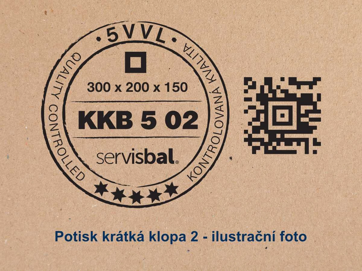 Kartónová krabica 300x300x300 5VVL klopová - 004