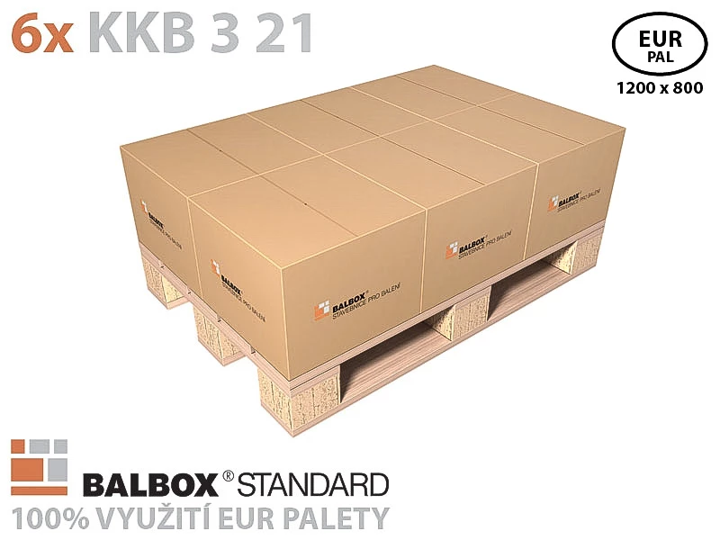 Kartónová krabica 400x400x300 3VVL chlopňová - 005