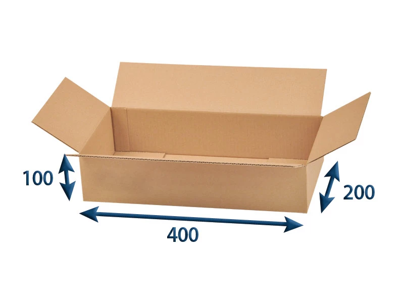 Kartónová krabica 400x200x100 3VVL chlopňová - 001