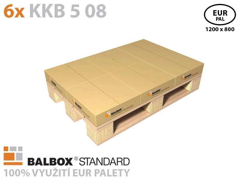 Kartónová krabica 400x400x100 5VVL chlopňová - 005