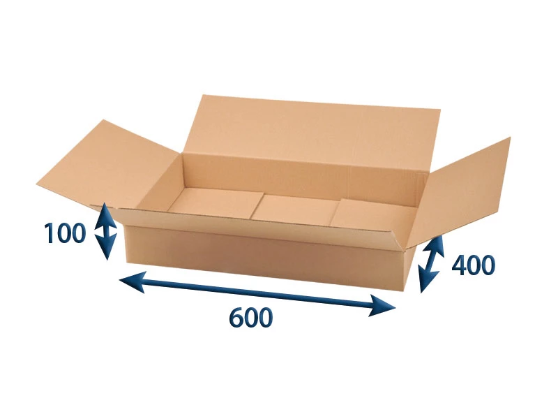 Kartónová krabica 600x400x100 3VVL chlopňová - 001