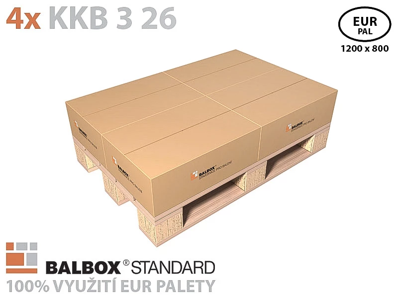 Kartónová krabica 600x400x200 3VVL chlopňová - 005