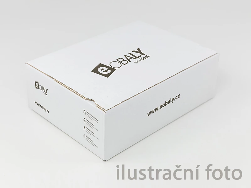 Krabica poštová 345x245x105 3VVL s lepiacou páskou, TLAČ - 005