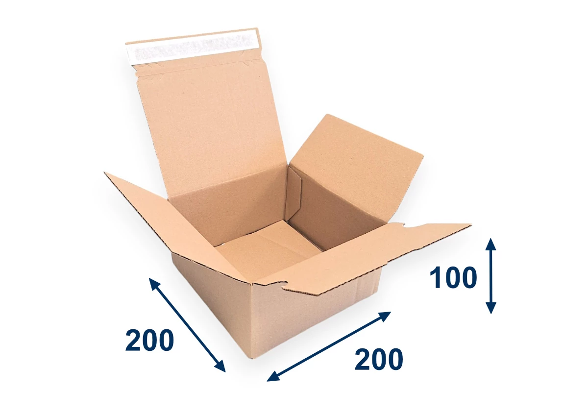 Krabica SPEEDBOX 206x206x115 3VVL 1LP hnedá - 001
