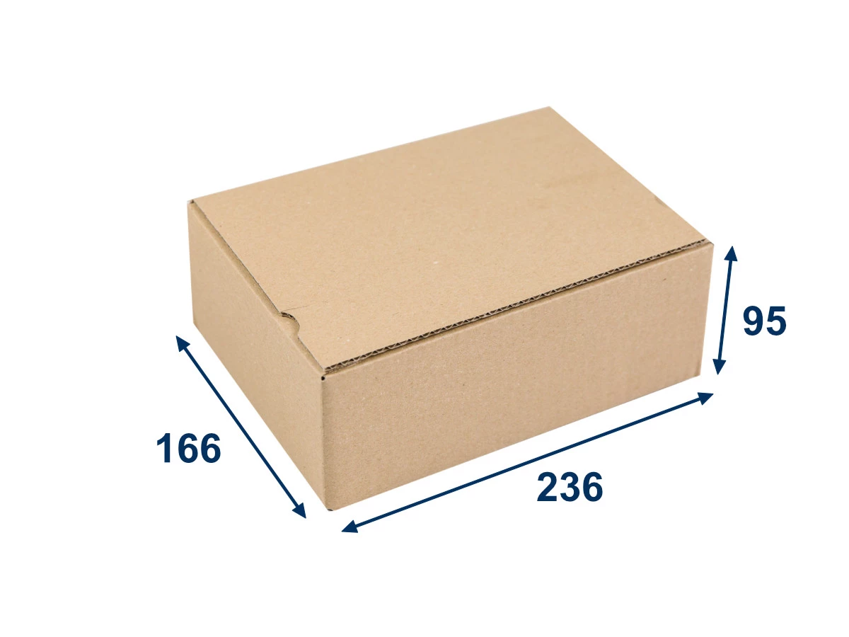 Krabica SPEEDBOX 236x166x95 3VVL 1LP hnedá - 002