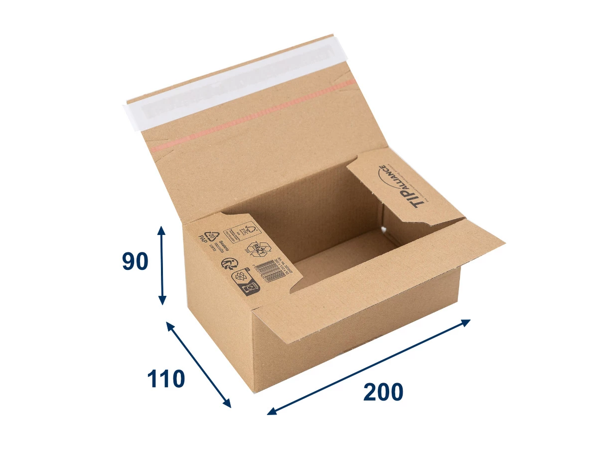 Krabica SPEEDBOX PREMIUM 200x110x90 3VVL, vlna E - 001