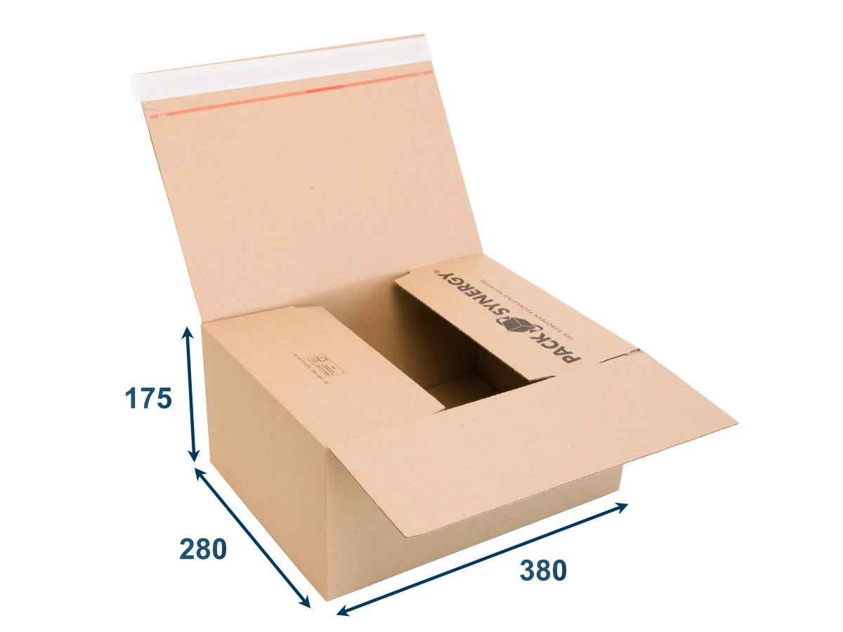 Krabica SPEEDBOX PREMIUM 380x280x175 3VVL, vlna E - 001