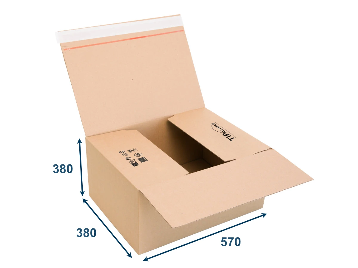 Krabica SPEEDBOX PREMIUM 570x380x380 3VVL, vlna B - 001