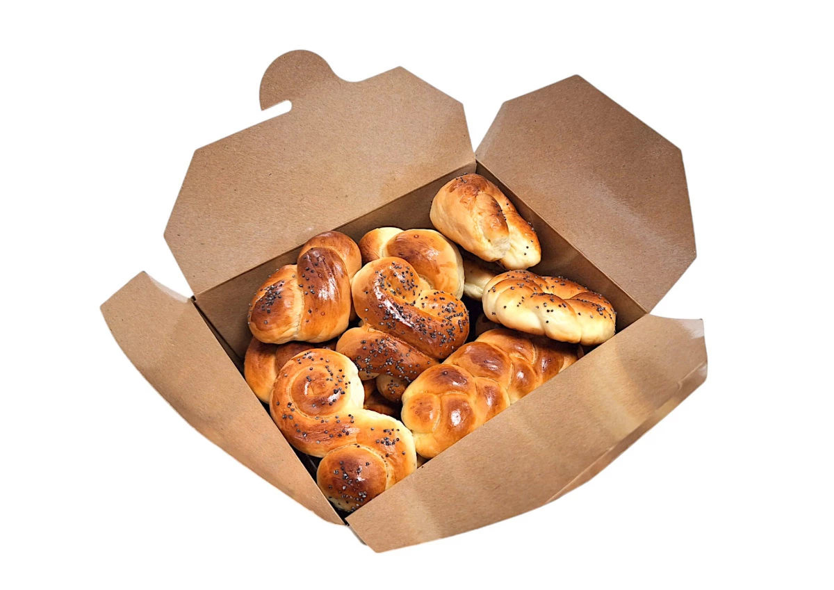 Krabička na jedlo M 150x120x65 mm -1300ml - 002