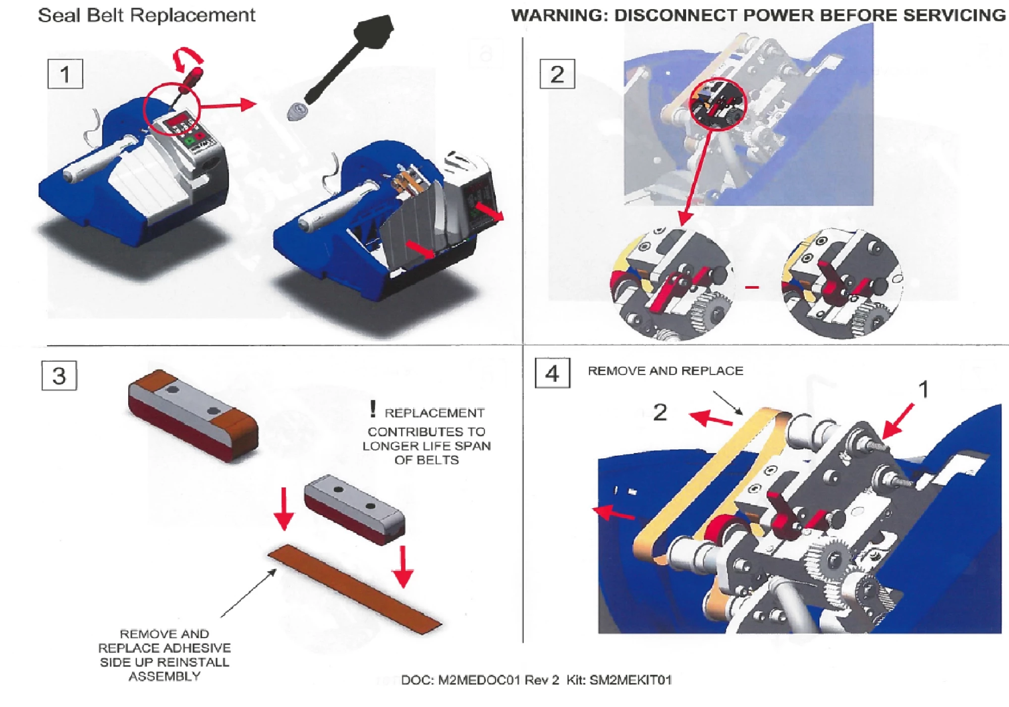 Náhradný diel Minipakr - teflónová páska - 002