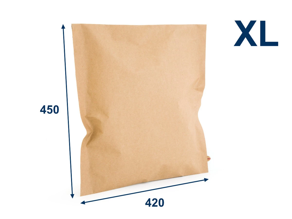 Obálka papierová (kraft) 420x450 veľ.XL, 2 lepiace pásky - 001