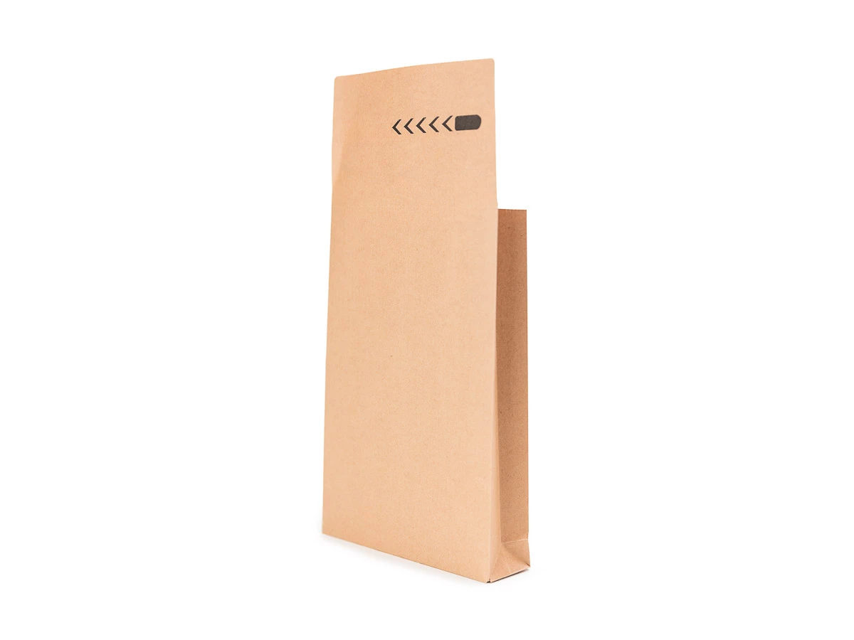 Obálka papierová s krížovým dnom a bočnými skladmi (kraft) 350x450, 2x lepiaca páska - 004