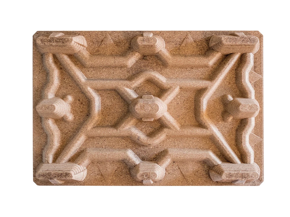 Paleta drevená lisovaná 1200x800mm, nosnosť 1500kg - 003