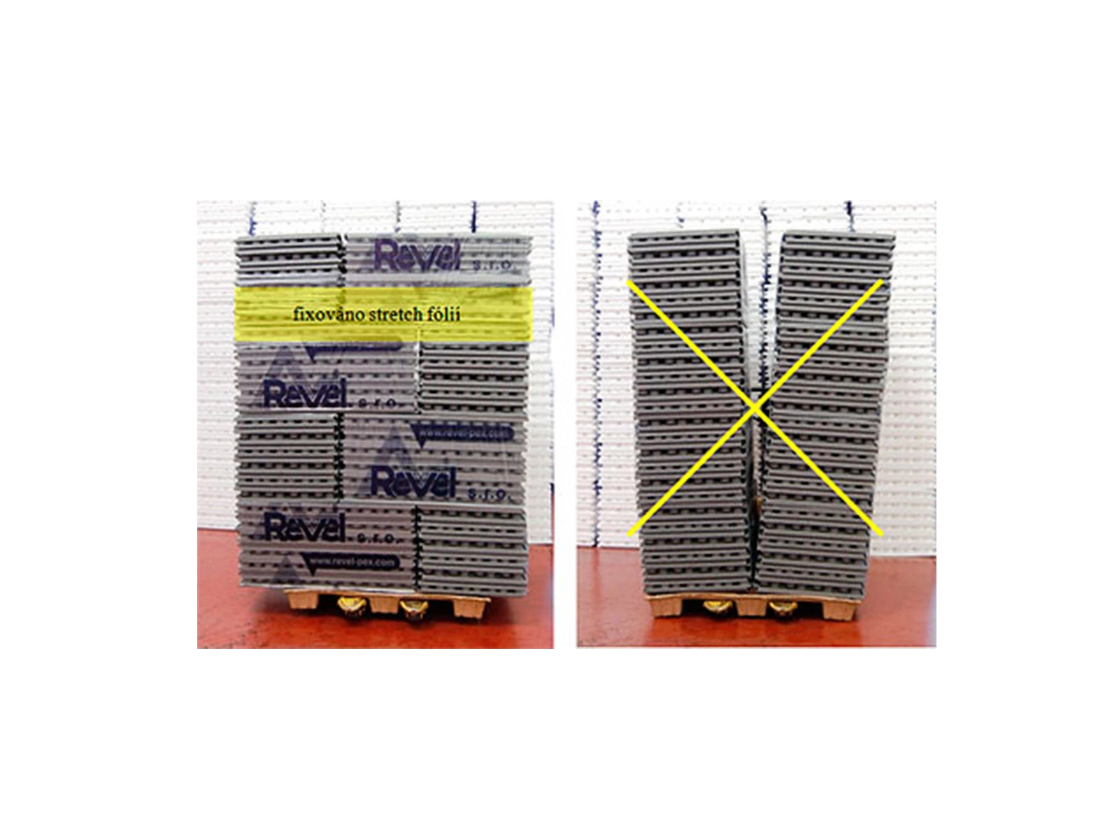 Paleta nasávaná kartonáž - 1200x800x130 - nosnosť 250 kg - 003