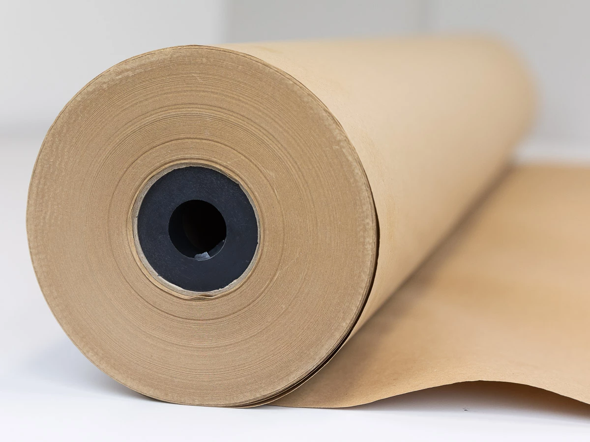 Papier baliaci hnedý sulfát v kotúči š. 1000 mm, 70g/m2 - 002
