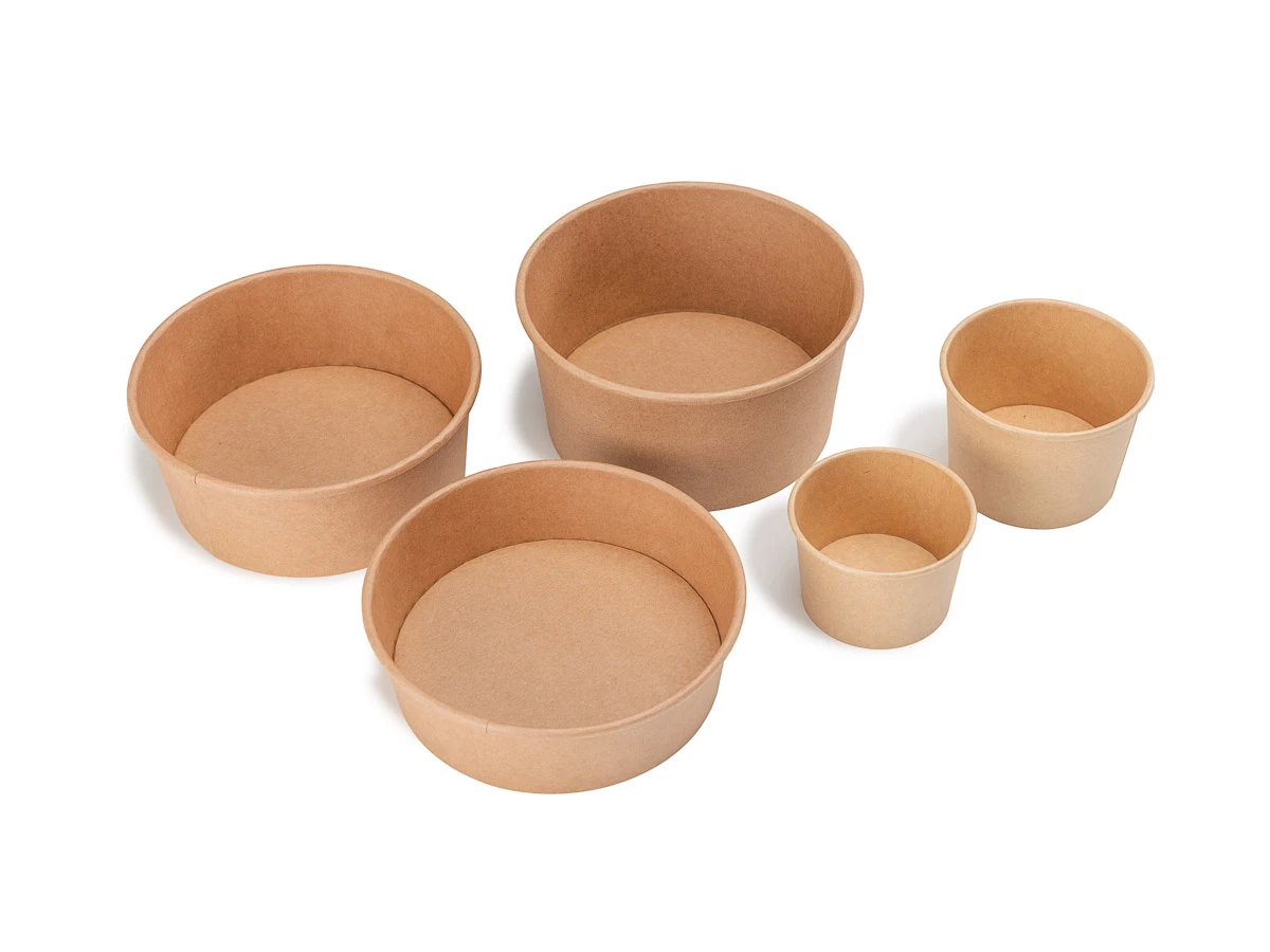 Papierová miska 750 ml, priemer 150 mm - 005