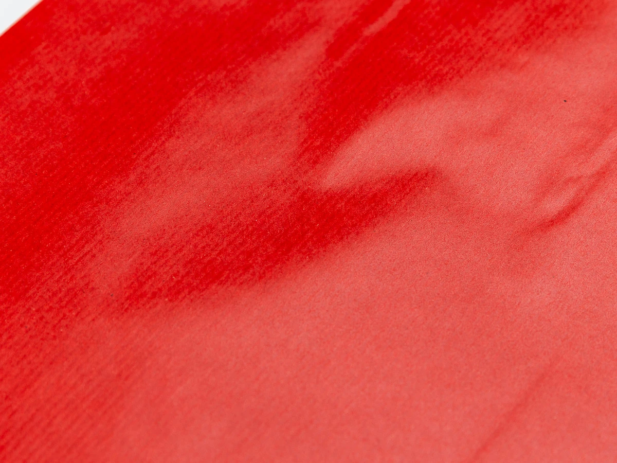 Papierová taška na víno červená 140x80x390mm - 005