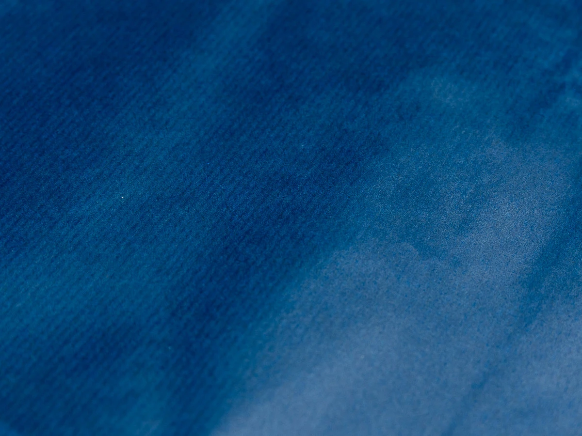 Papierová taška na víno modrá 140x80x390mm - 004