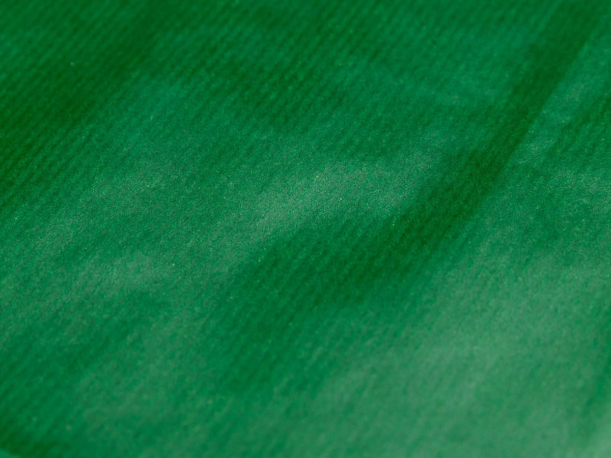 Papierová taška na víno zelená 140x80x390mm - 005