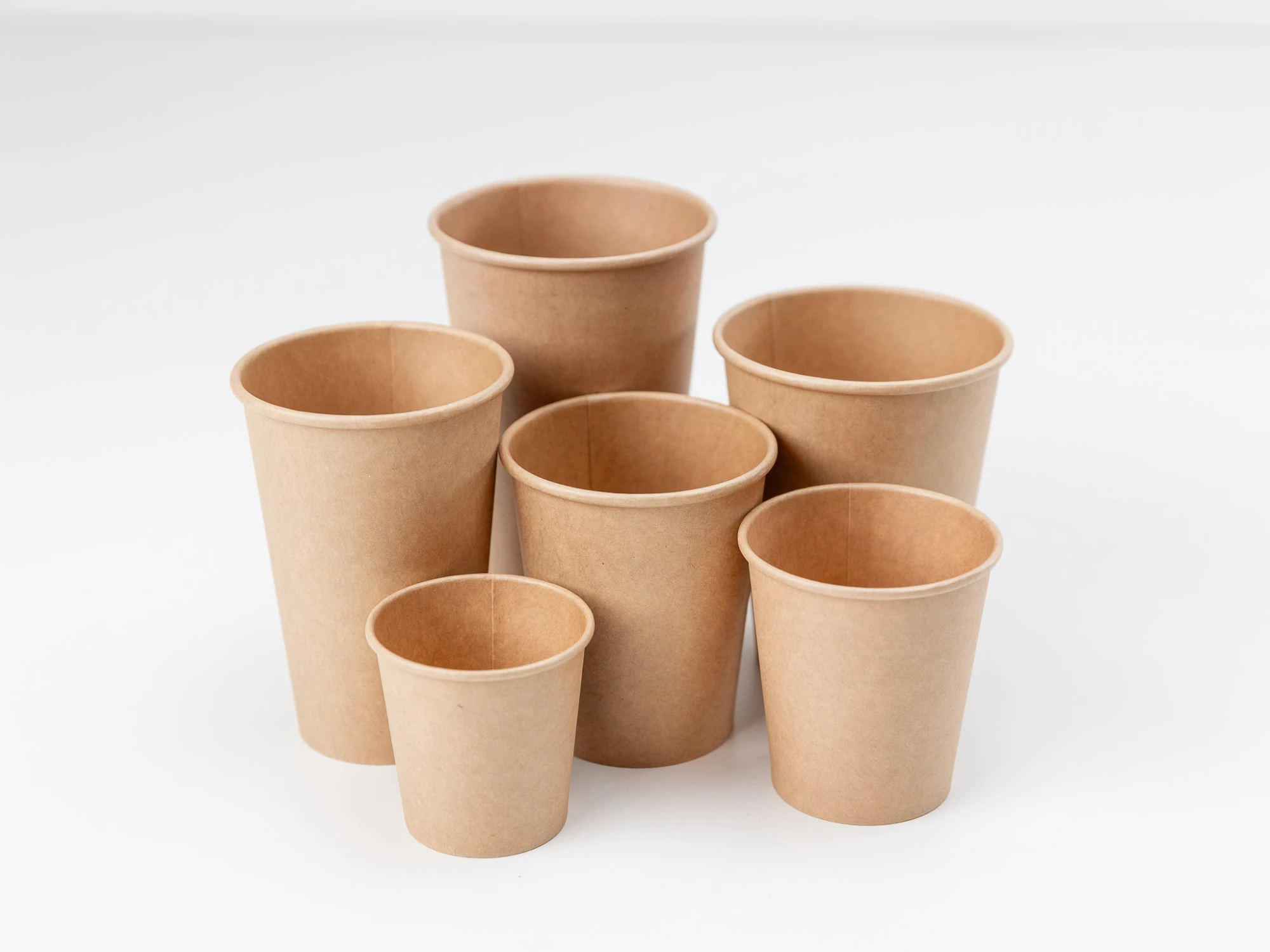 Papierový pohár hnědý 110 ml, priemer 62 mm (0,08L/4oz) - 003