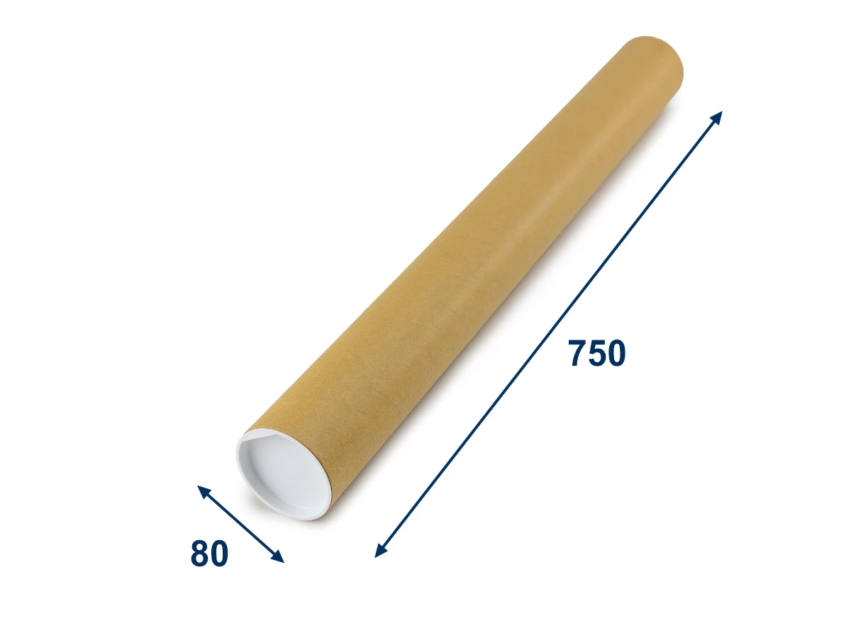 Papierový tubus 80x20x750 - 001