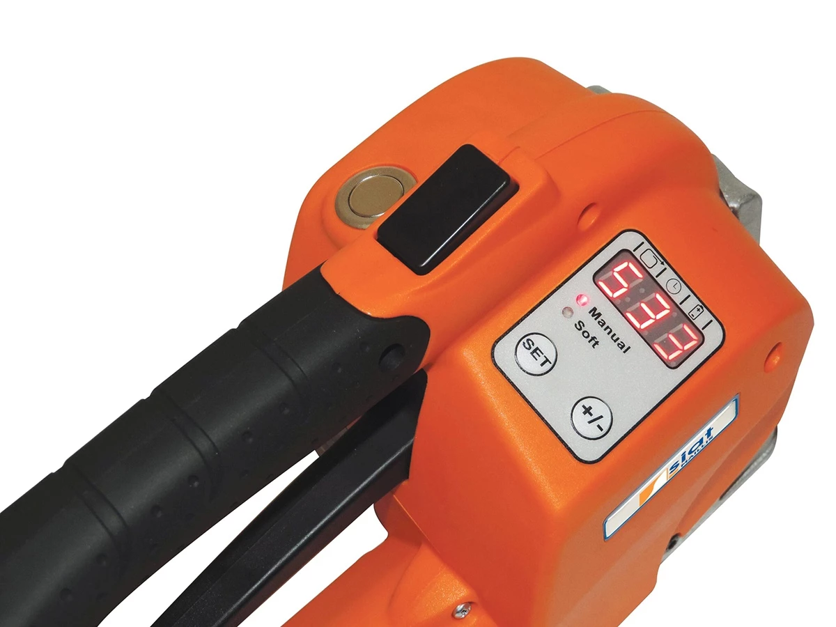 Páskovač akumulátorový GT-smart+, PP, PET, šírka 9 - 16mm (1800N) - 002