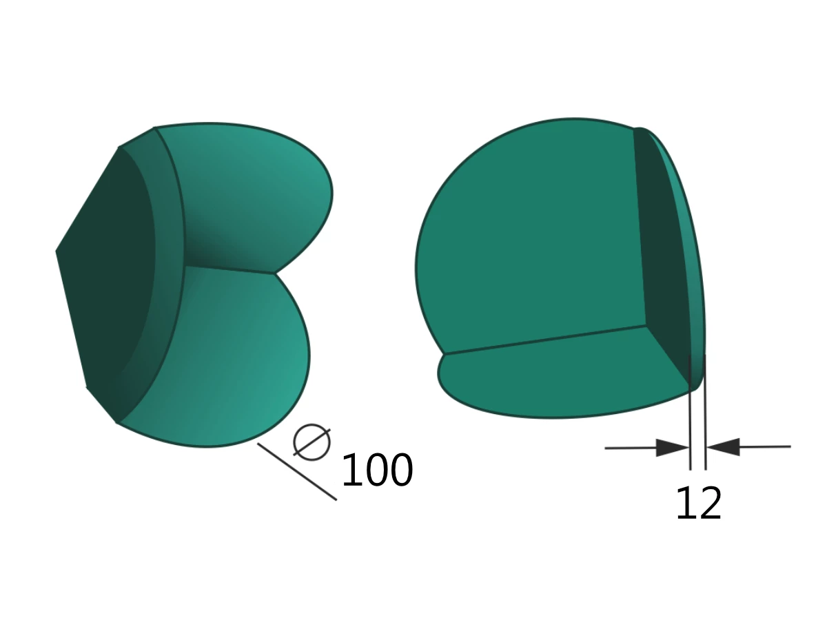Penový polyetylénový ROH C 100x12 - 002