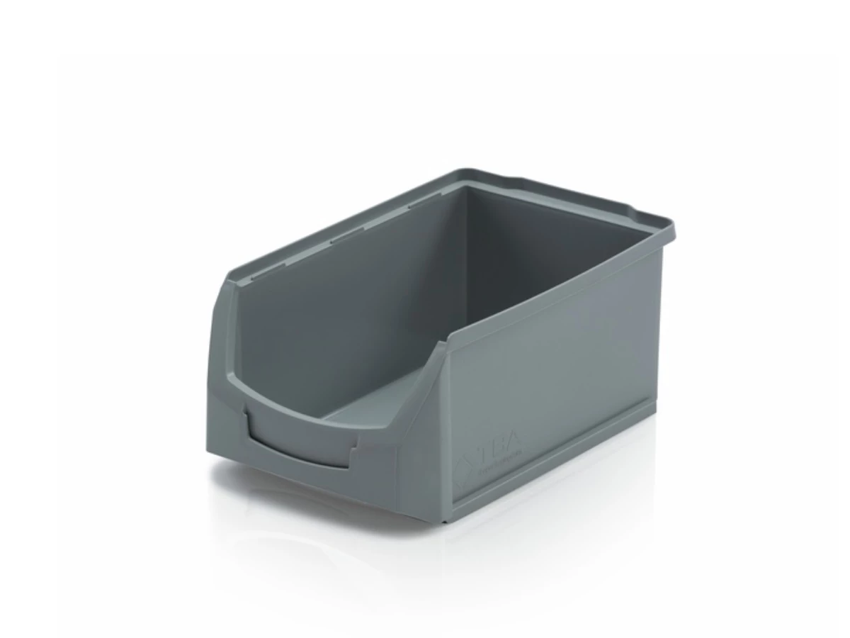 Plastový zásobník 350x213x150 - sivá - 001