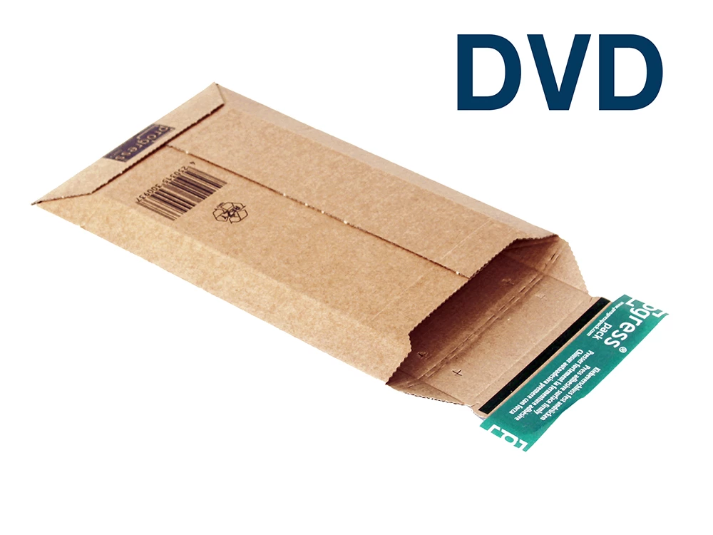 Poštová obálka DVD 118x198x50 mikrovlnná lepenka - 001