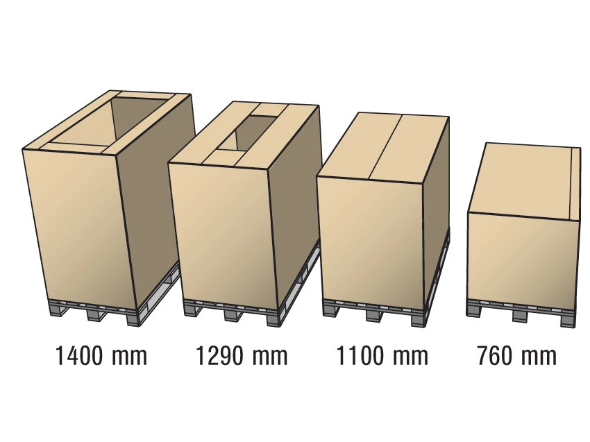 Prepravný EUROBOX 1200x800x1100 5VVL variabilná výška - 002
