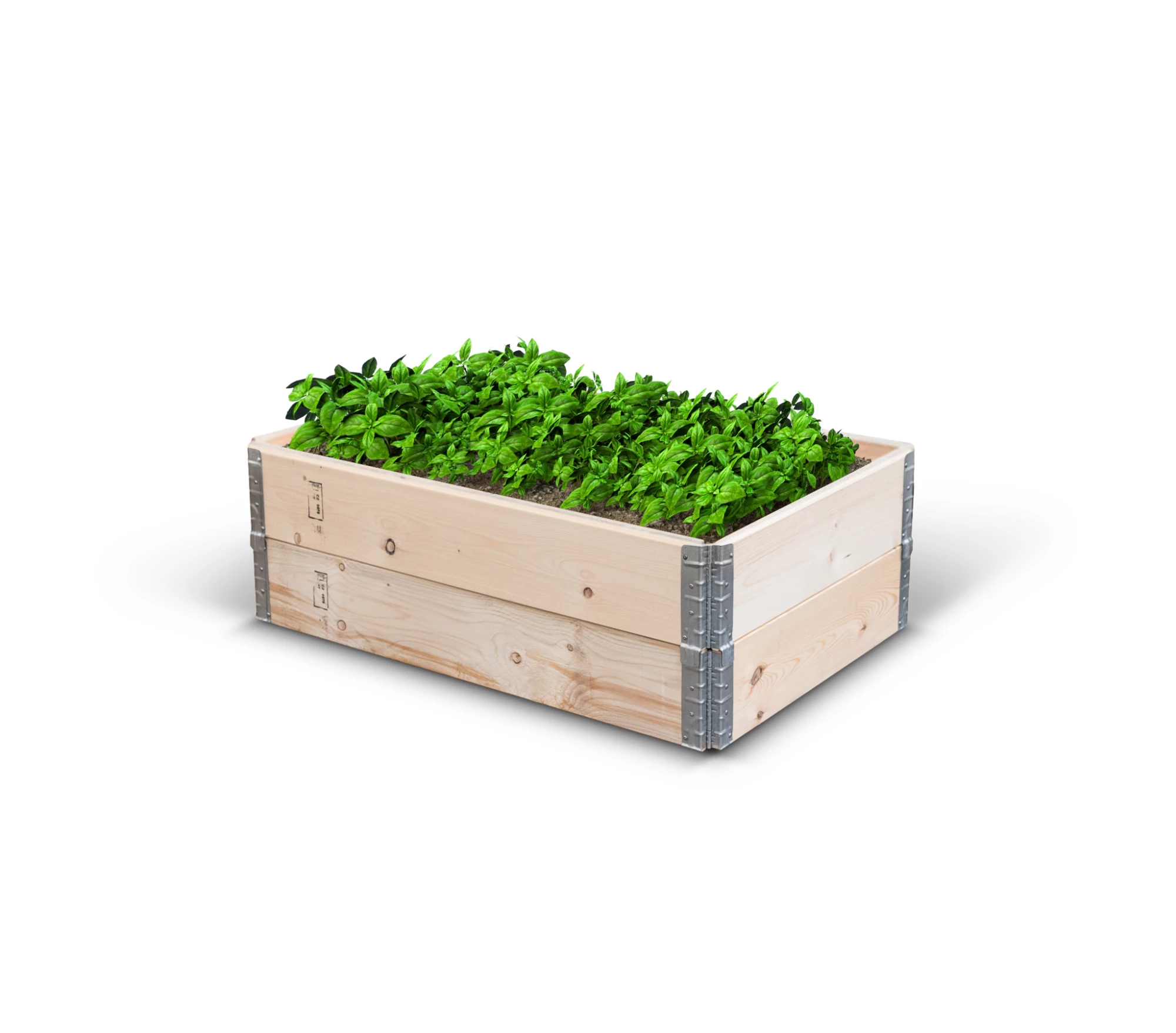 Set pre vyvýšený záhon 1200x800x400 + drevitá vlna - 002