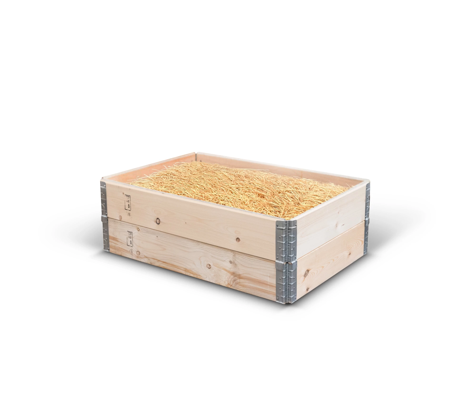 Set pre vyvýšený záhon 1200x800x400 + drevitá vlna - 001