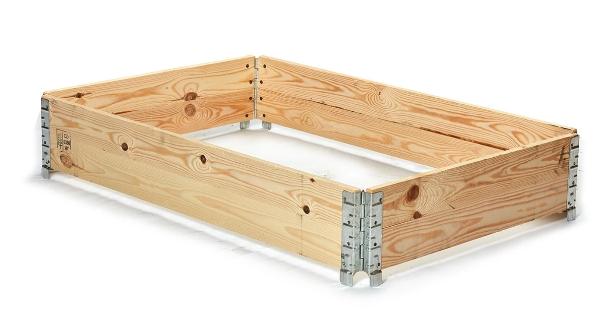 Set pre vyvýšený záhon 1200x800x400 + drevitá vlna - 005