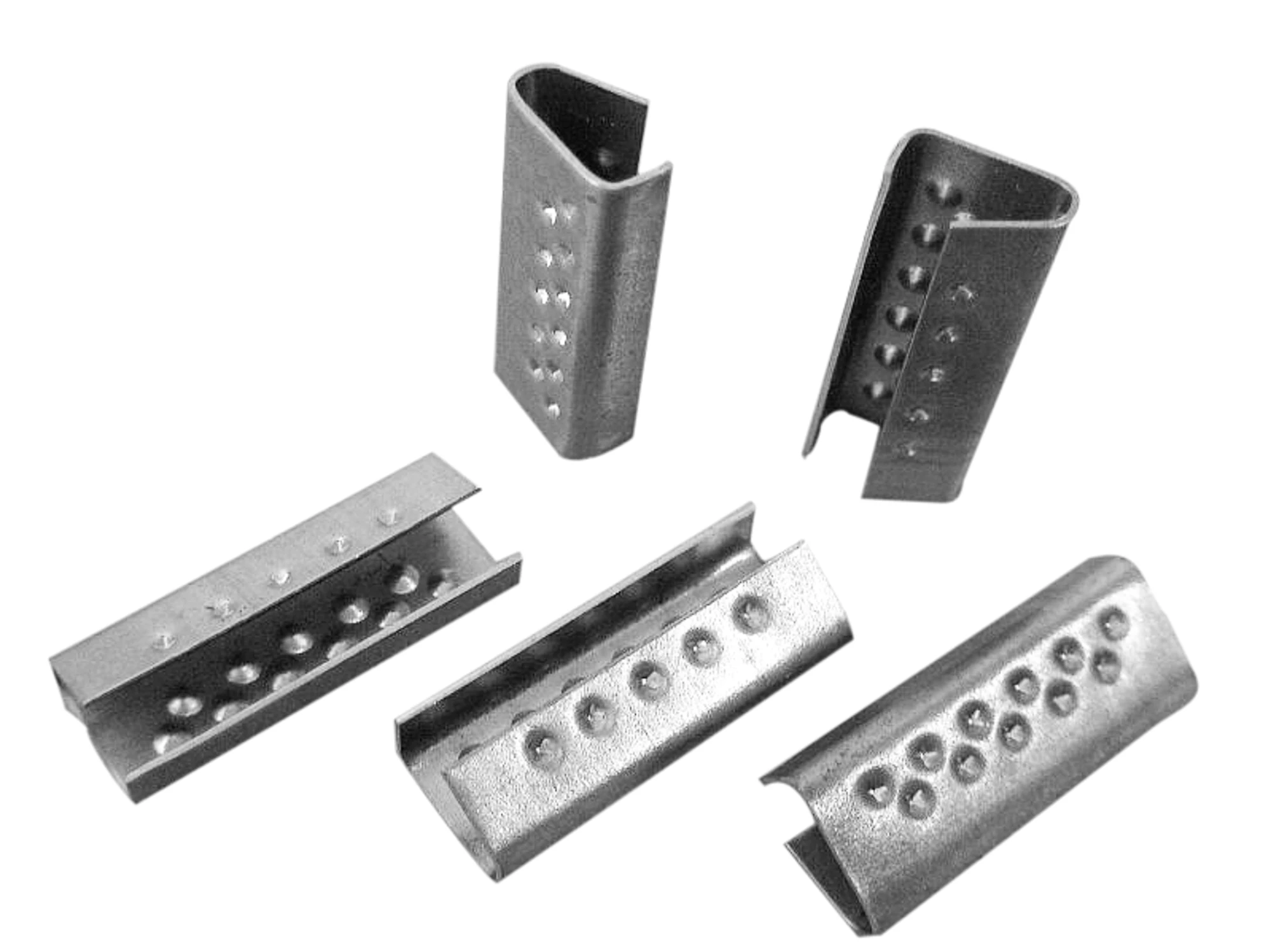 Spona viazacia plechová 9 mm pre pásku polypropylénovú šírka 9 - 10 mm - 003