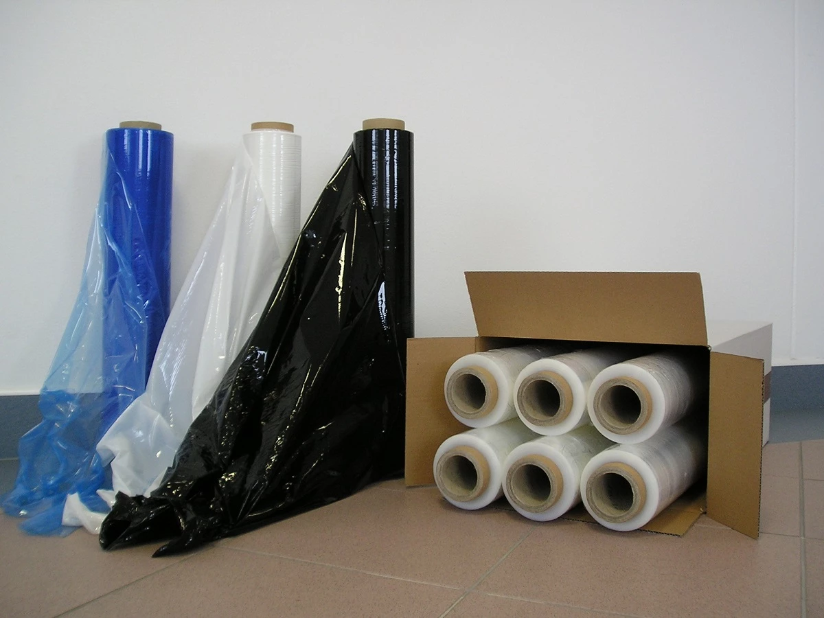Stretch fólia biela ručná 500 mm / 23 µm / 162 m prieťažná - 002