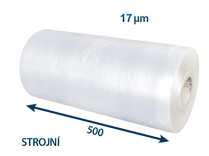 Stretch fólia strojná prieťažná 500mm/17µm - 001