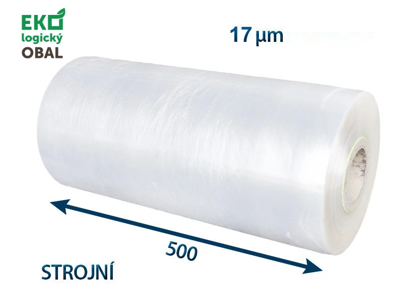 Stretch fólia strojná prieťažná NANO GREEN 500mm/17µm - 001