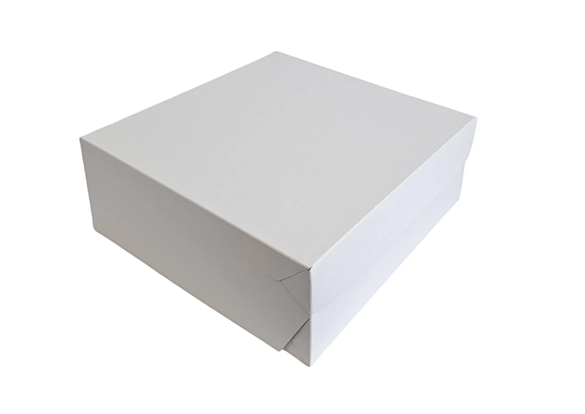 Tortová krabica biela 250x250x100mm - 002