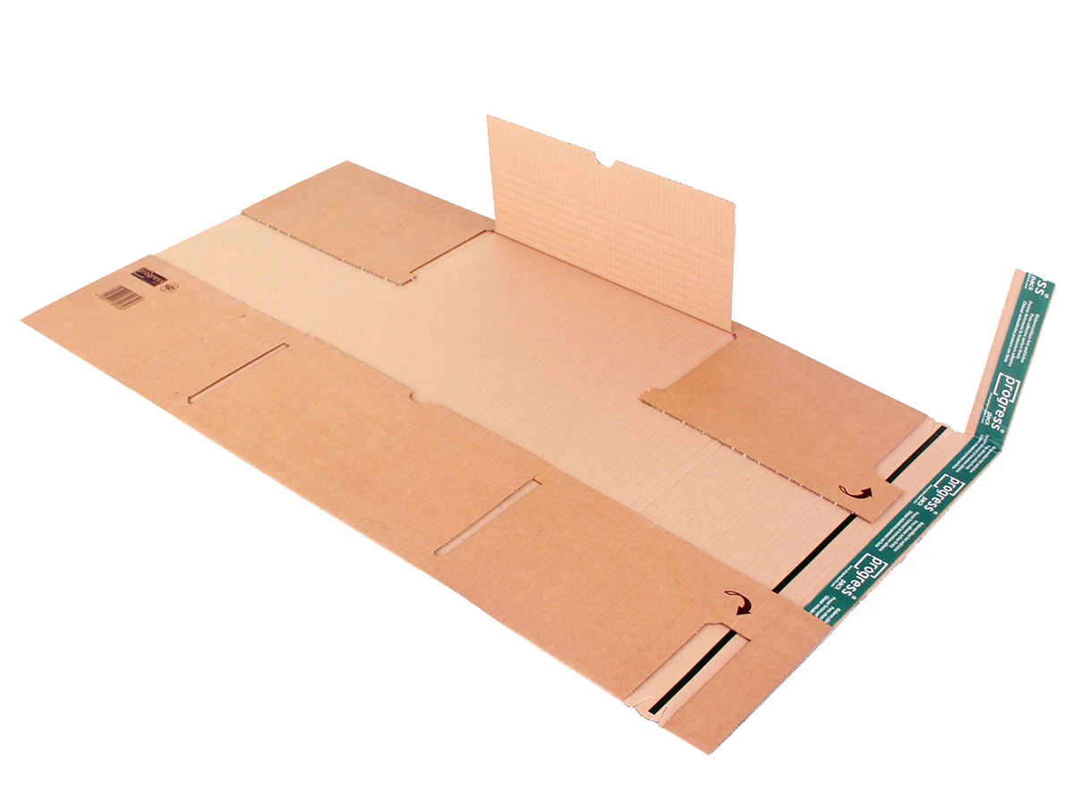 Univerzálny zásielkový obal na LP -320x320x-55 z vlnitej lepenky - 001