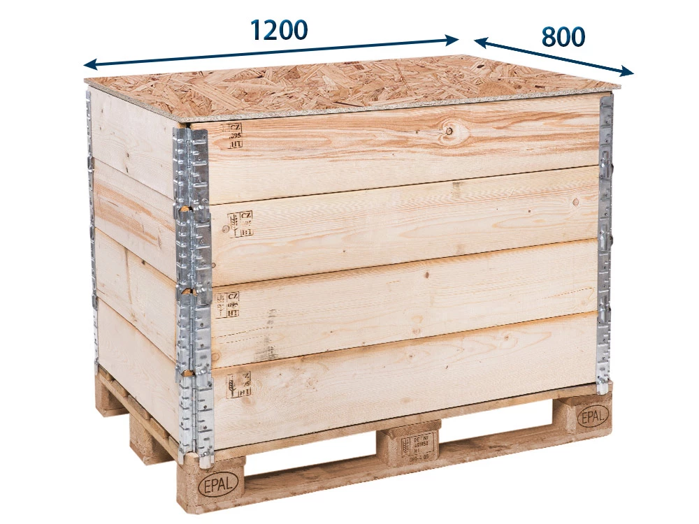 Veko 1200x800x12mm (OSB) na paletové nadstavby - 001