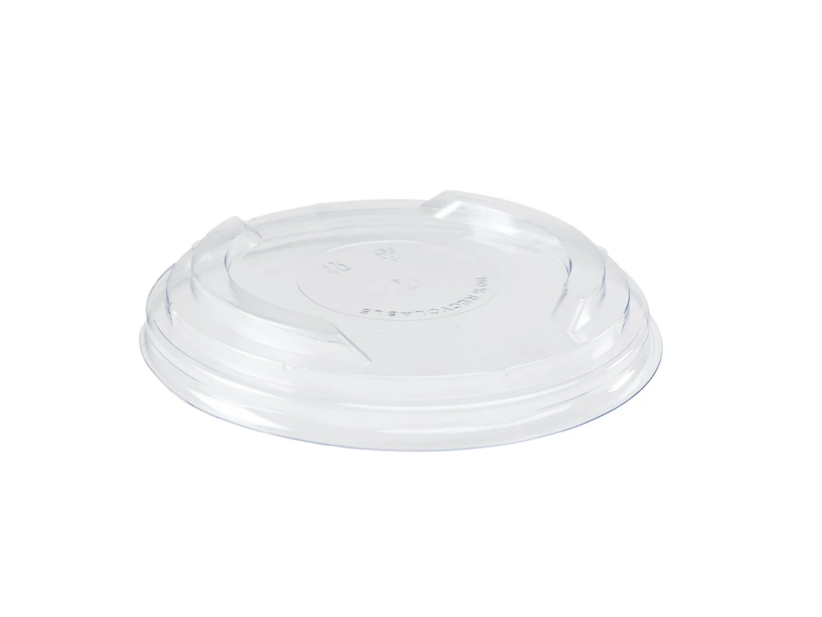 Viečko priehľadné pre papierovú misku - priemer 150 mm - 001