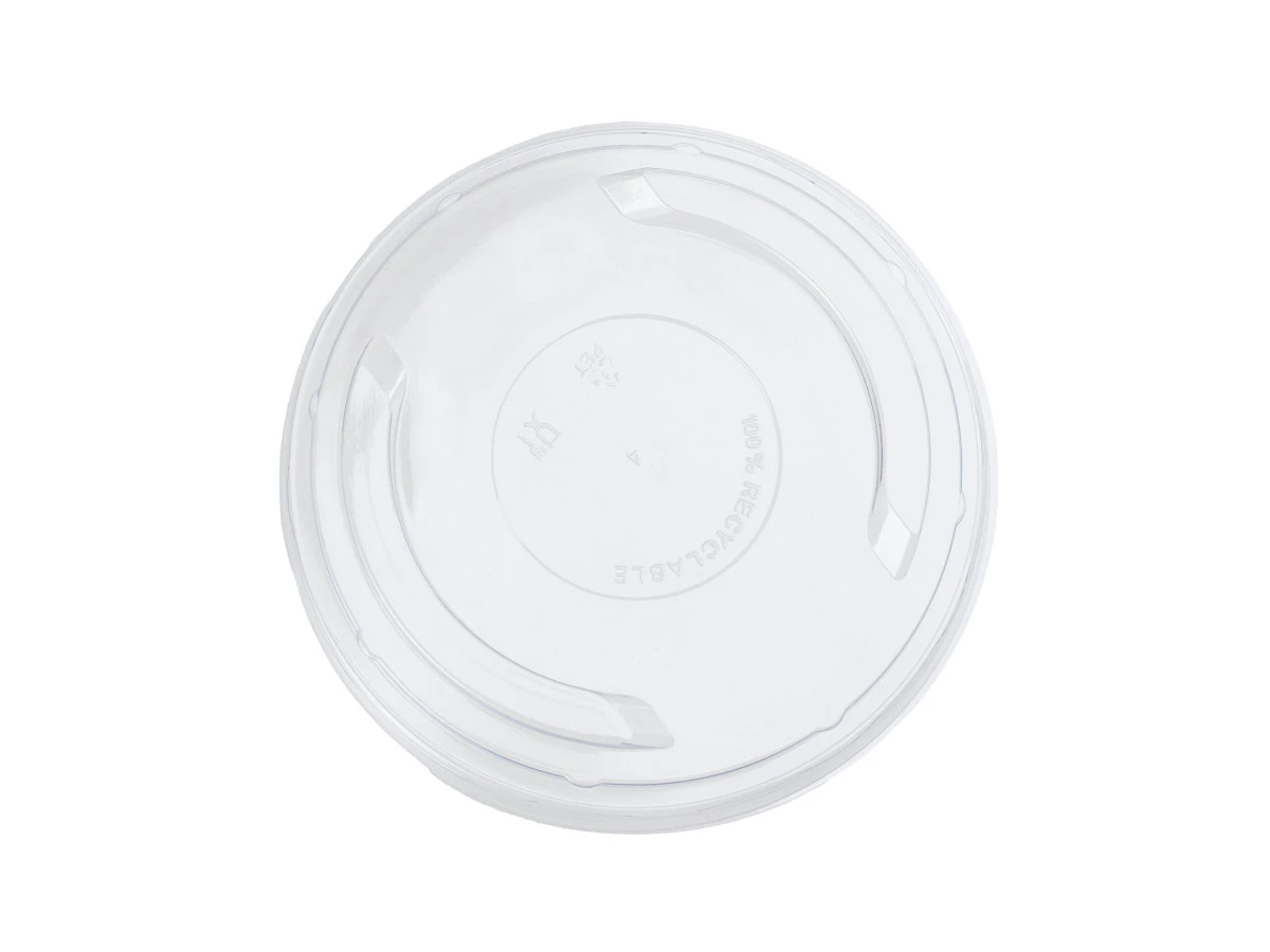 Viečko priehľadné pre papierovú misku - priemer 150 mm - 002