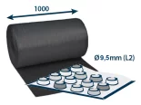 Bublinková fólia v kotúči šírky 1000 mm čierna
