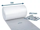 Bublinková fólia v kotúči šírky 500 mm perforovaná