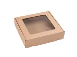 Darčeková krabica s priehľadným vekom 200x200x50