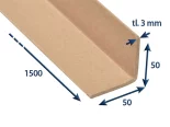 Hrana papierová 50x50x3 - dĺžka 1500