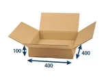Kartónová krabica 400x400x100 5VVL chlopňová