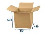 Kartónová krabica 450x450x600 5VVL chlopňová