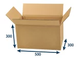 Kartónová krabica 500x300x300 5VVL chlopňová
